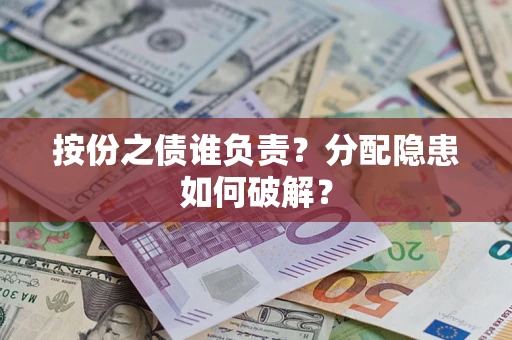 济南按份之债谁负责？分配隐患如何破解？