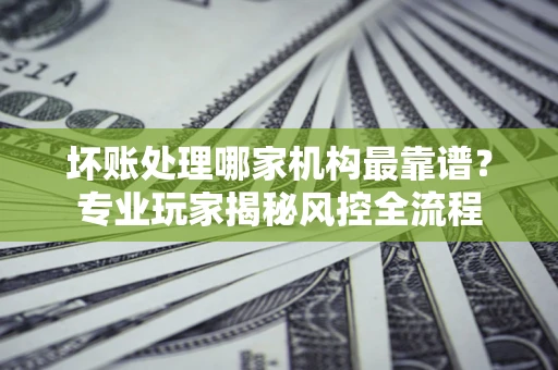 济南坏账处理哪家机构最靠谱？专业玩家揭秘风控全流程