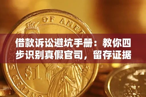 济南借款诉讼避坑手册：教你四步识别真假官司，留存证据不踩雷