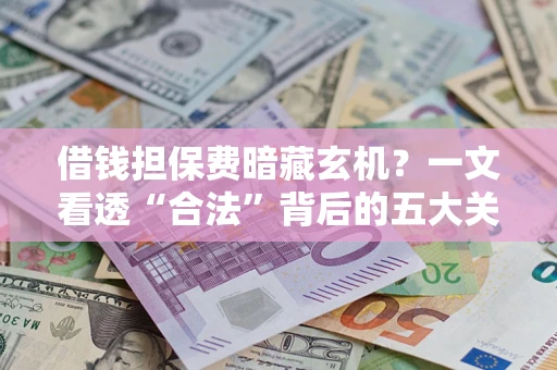 济南借钱担保费暗藏玄机？一文看透“合法”背后的五大关键陷阱