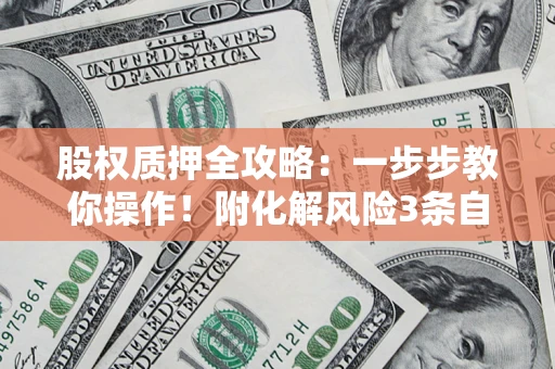 济南股权质押全攻略：一步步教你操作！附化解风险3条自救法则