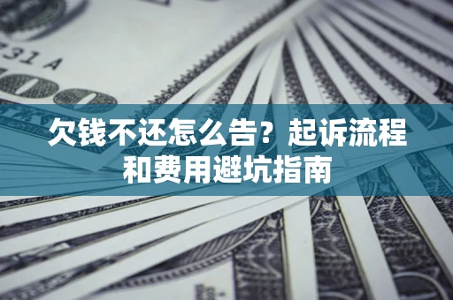 济南欠钱不还怎么告？起诉流程和费用避坑指南