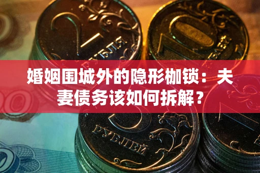 济南婚姻围城外的隐形枷锁：夫妻债务该如何拆解？