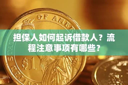 济南担保人如何起诉借款人？流程注意事项有哪些？